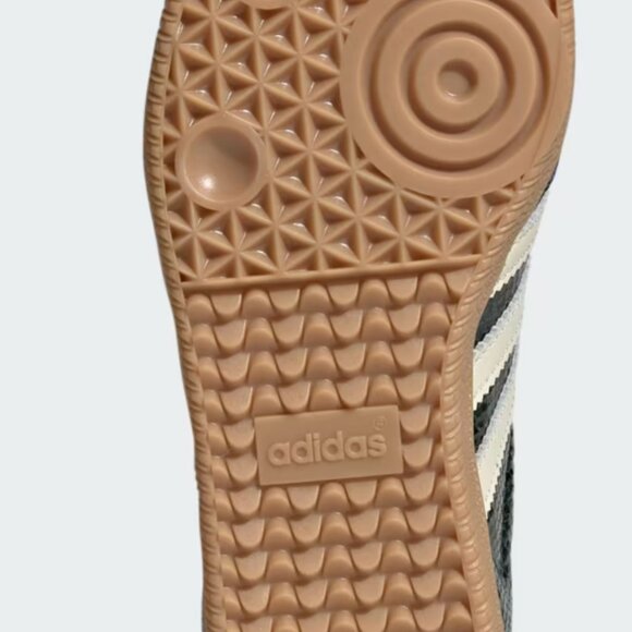 Women’s Adidas Samba OG – Cream White / Collegiate Green – Size 11 - Picture 5 of 10